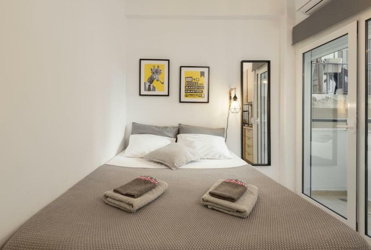 Central Studio! Fiber Wifi, Ac, Private, Self Check-In! Thessaloniki Exterior foto
