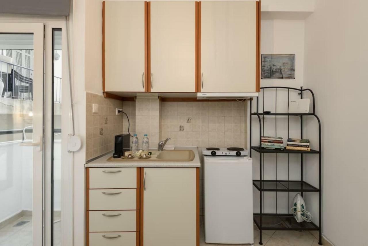 Central Studio! Fiber Wifi, Ac, Private, Self Check-In! Thessaloniki Exterior foto