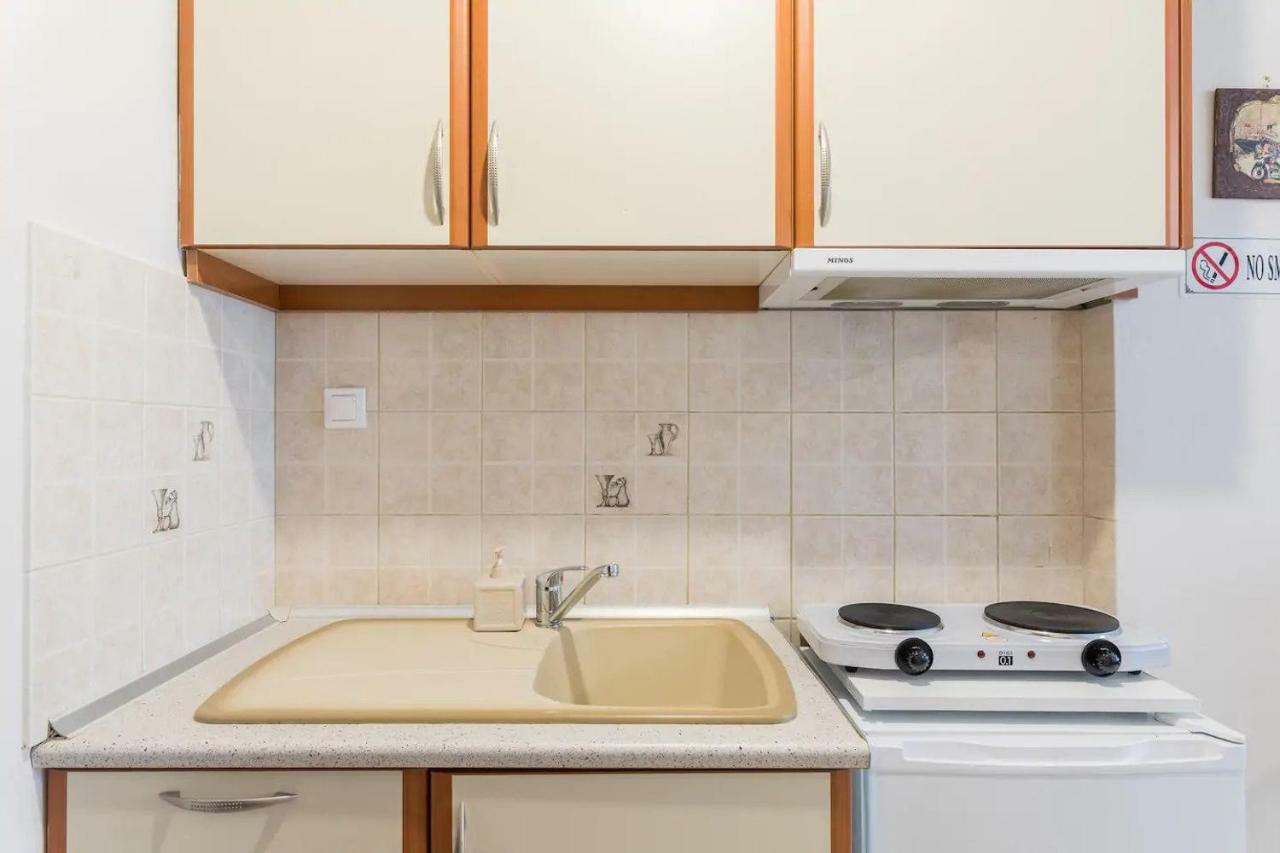 Central Studio! Fiber Wifi, Ac, Private, Self Check-In! Thessaloniki Exterior foto
